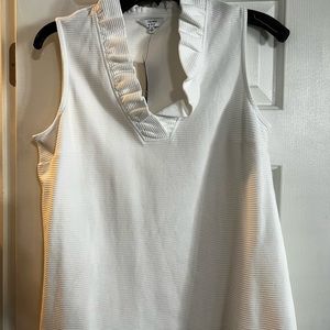 NWT White sleeveless blouse